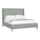 Michael Weiss Solid Wood Wingback Bed