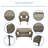 Kentwood 4 - Person Patio Conversation Set-37026427