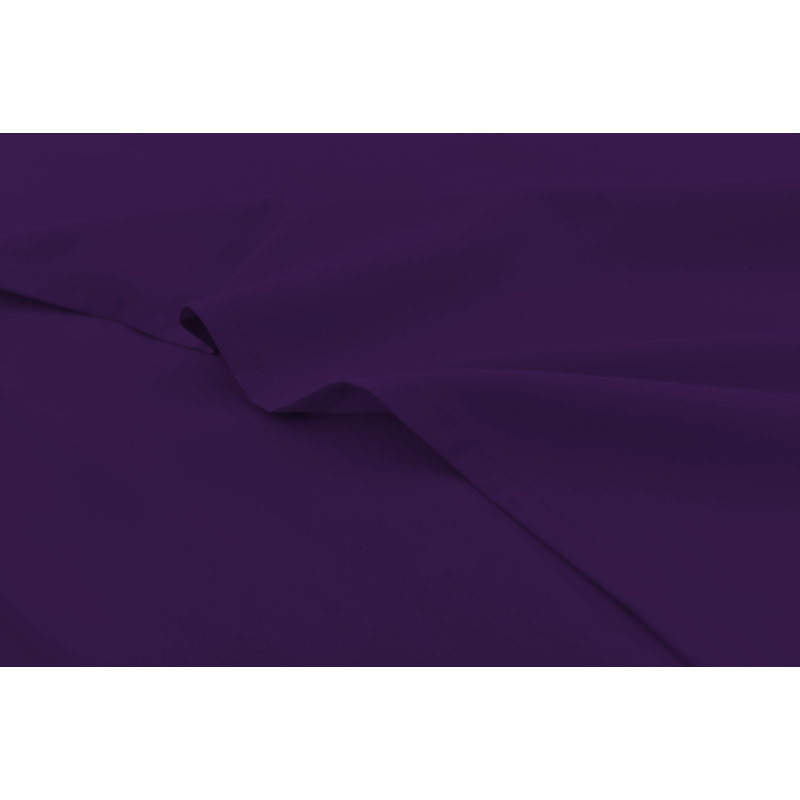 Ensemble de draps en rayonne de bambou ultra doux et infroissable, Violet, Grand