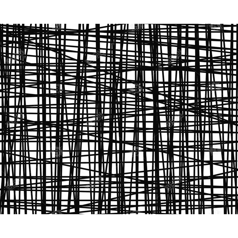 «Abstract Small Stripes» sur toile, H 48 po x l 60 po
