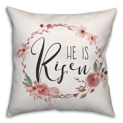  Coussin He Is Risen