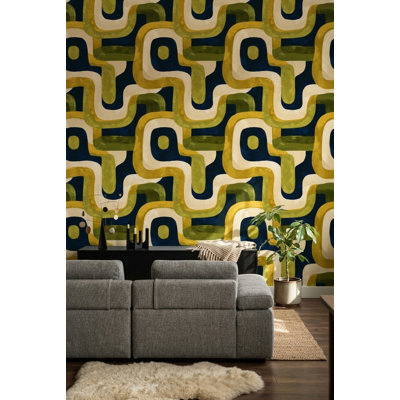 Papier peint Mid Mid Century Modern