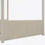 Lit double en velours pour lit double en bois beige