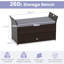 Costway 125cm W 260L Storage Bench
