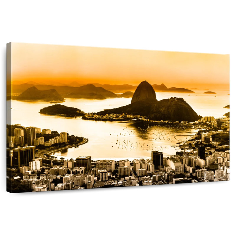 Paysage urbain Ravi Rio De Janeiro, H 20 po x l 30 po