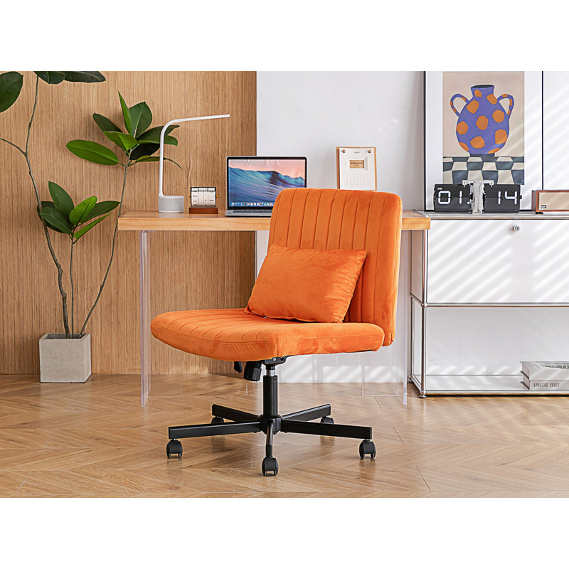 Chaise de bureau Modern, Velours Altay, Orange