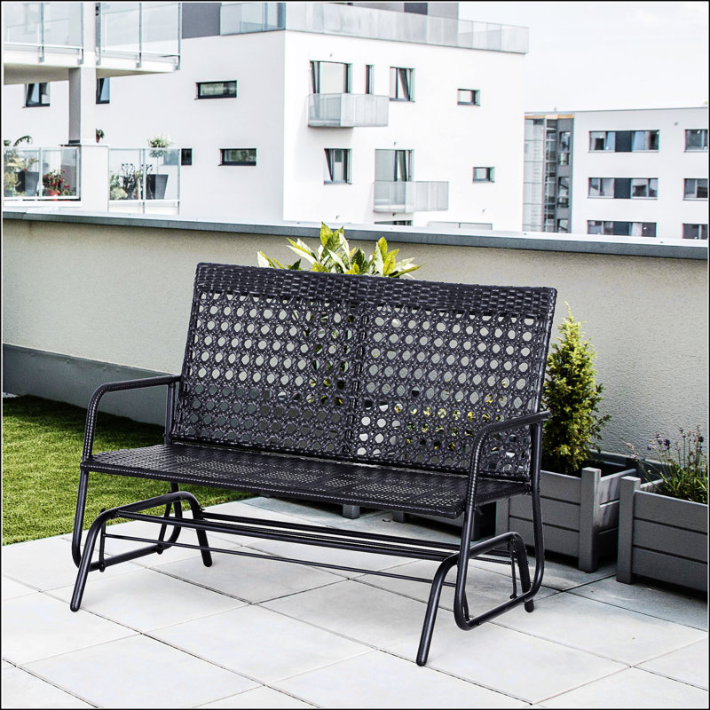 Chaise berçante de patio pour 2 personnes