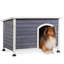 Niche pour chien d'extérieur moyenne en bois-1728221896-1728221903