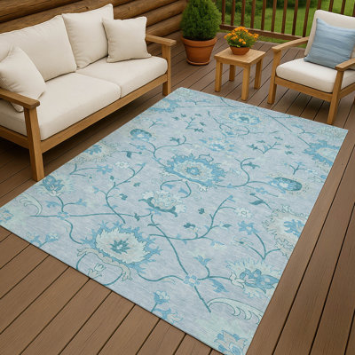 Machine Washable Indoor/Outdoor Chantille ACN2291 Global Rug