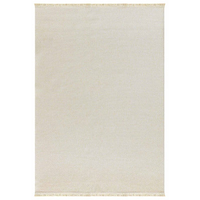 Mink Machine Washable Non-Slip Base Rustic Wicker Sisal Cut Rug