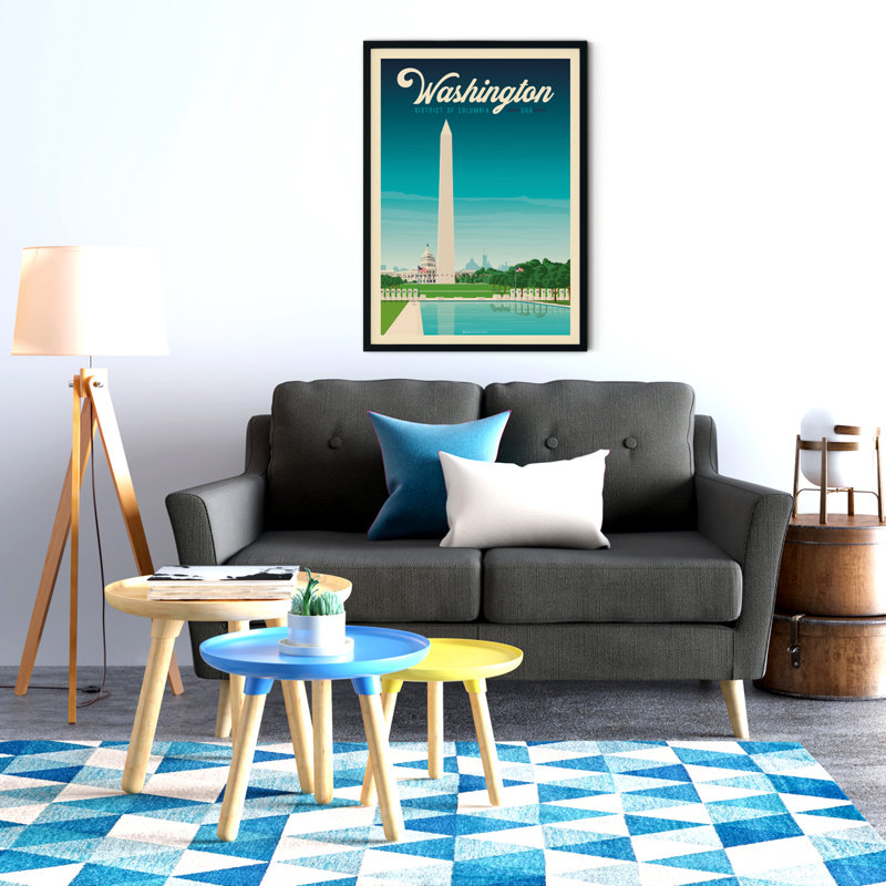 Washington DC 1 Piece Wall Art, 70cm H x 50cm W