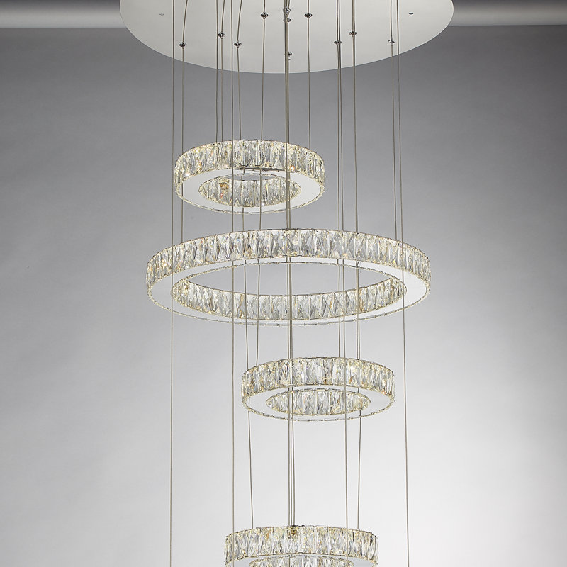 6 - Light LED Chandelier