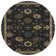 Machine Washable Indoor/Outdoor Xhevrie Black Rug