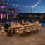 Toscana Outdoor 11 - Piece Teak Dining Set with Cushions