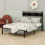Lit plateforme avec rangement et accessoires-1171313991