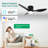 42" Smart Flush Mount Ceiling Fans With Lights Remote