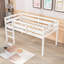 Lit mezzanine simple en bois-657631528