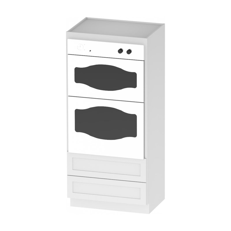 Meuble de four en contreplaqué à monter soi-même Kindwood Eco Shaker, largeur 33 po, blanc, 33 x 84, Blanc