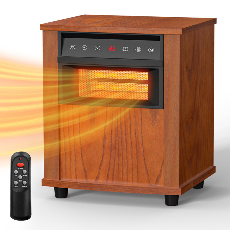 Chaufferette à quartz infrarouge Airo Comfort1500w - Chaufferette électrique d'intérieur avec télécommande
