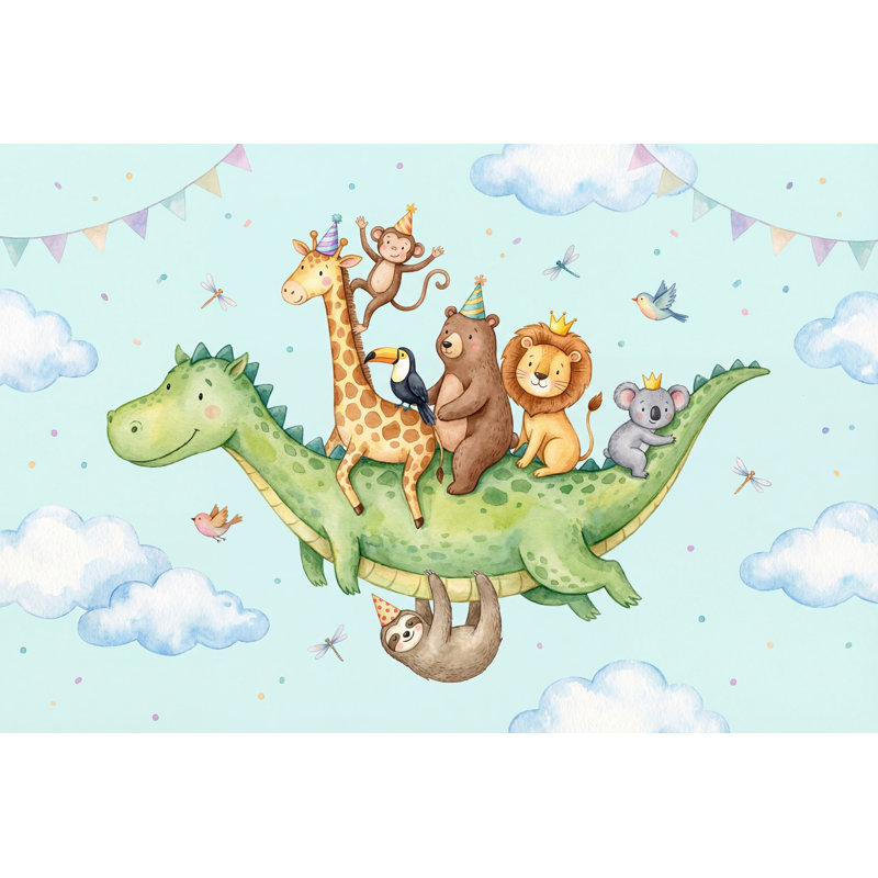 Adhésif mural fantaisie de fête, 200 po x 120 po, Texturé non collé