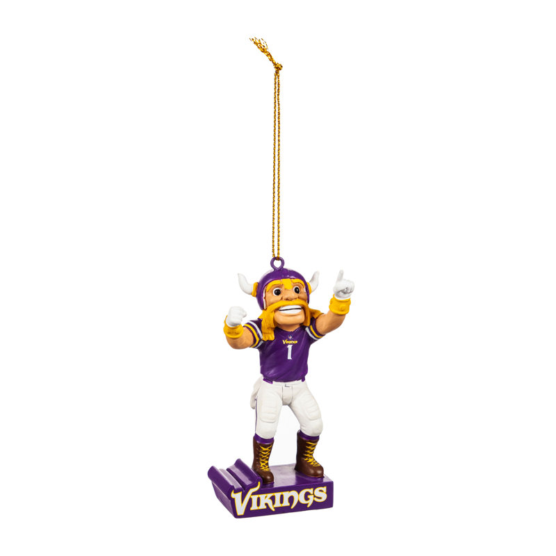 Ornement de statue de mascotte Minnesota Vikings
