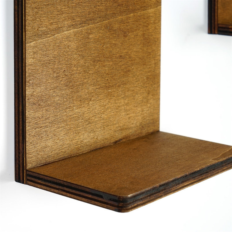Locelso 100% PLYWOOD Floating Shelf