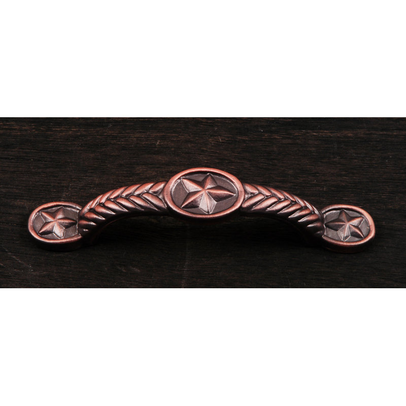 Poignée arche 3 po Rugged Star Series CP, Distressed Copper