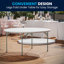 Table ronde pliante en plastique Parker