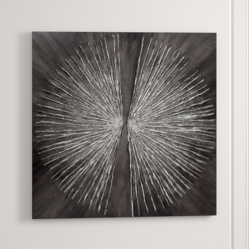 Night Breeze Glitter Painting by Beverly Fuller, Hand Painting with Glitter