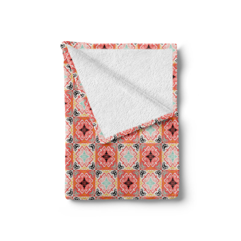 Hand Woven Throw Blanket, 50" W x 70" L
