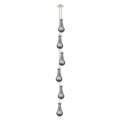 Luminaire suspendu grappe 6 lumières Pont