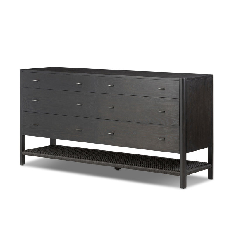 Zuma 6 - Drawer Dresser, Smoked Black Ash