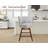 Counter Height Bar Stools Set Of 2 - 360° Swivel Bar Stools With Curved Back,35.8" Tall Linen Bar Chair With Footrest For Kitchen Island, Dining, Cafe-2034267850