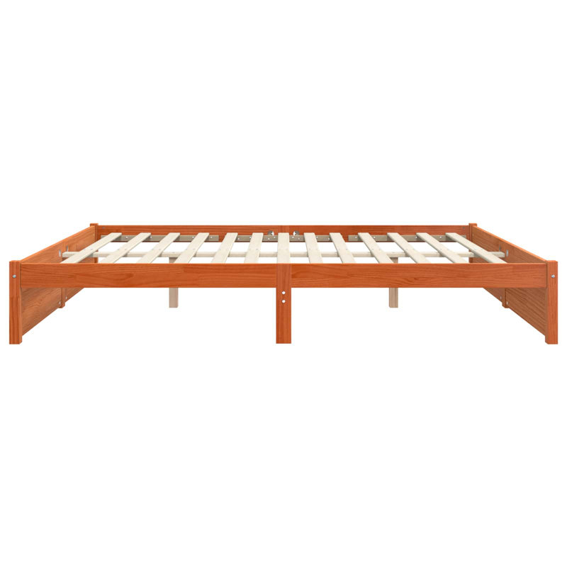 Solid Wood Bed, European Double (140 x 200 cm)