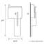 Oris 1 - Light LED Flush Mounted Sconce-34338630-9509750-9509749