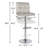 Merriann Swivel Upholstered Adjustable Height Counter Stool-727063318