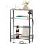 Ensemble de tables d'appoint Slim avec station de charge, tablette de rangement pour petits espaces