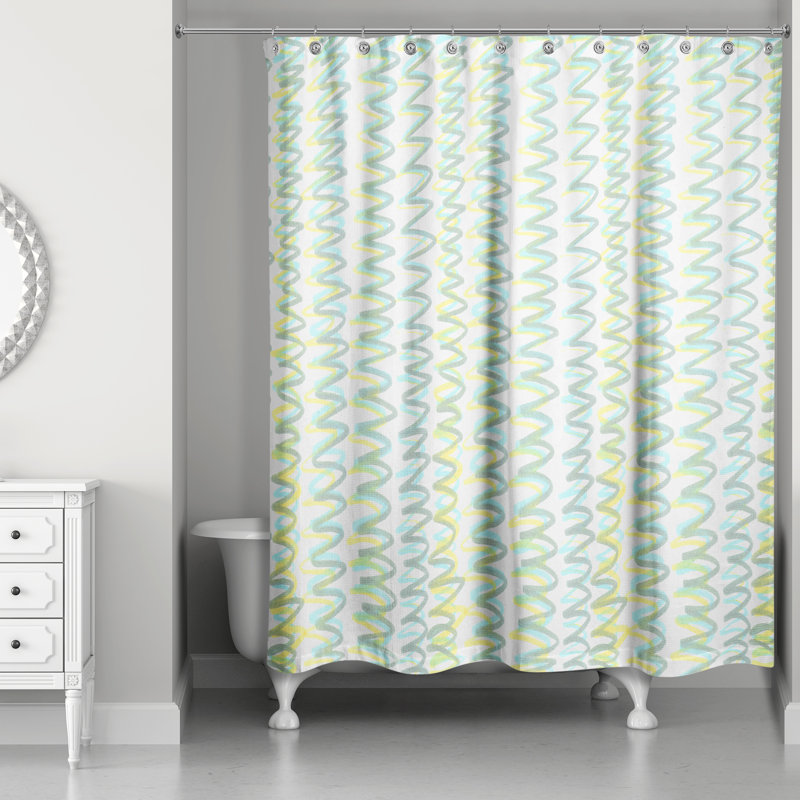 Rideau de douche Robertia, Vert