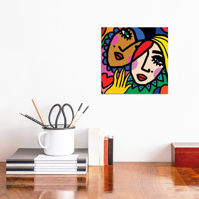 "Federica" par Art Mirano, impression sur toile tendue, H 12 po x l 12 po x P 0,75 po