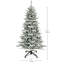 Arbre de Noël enneigé pré-éclairé avec 760 branches et 350 lumières-1658597271