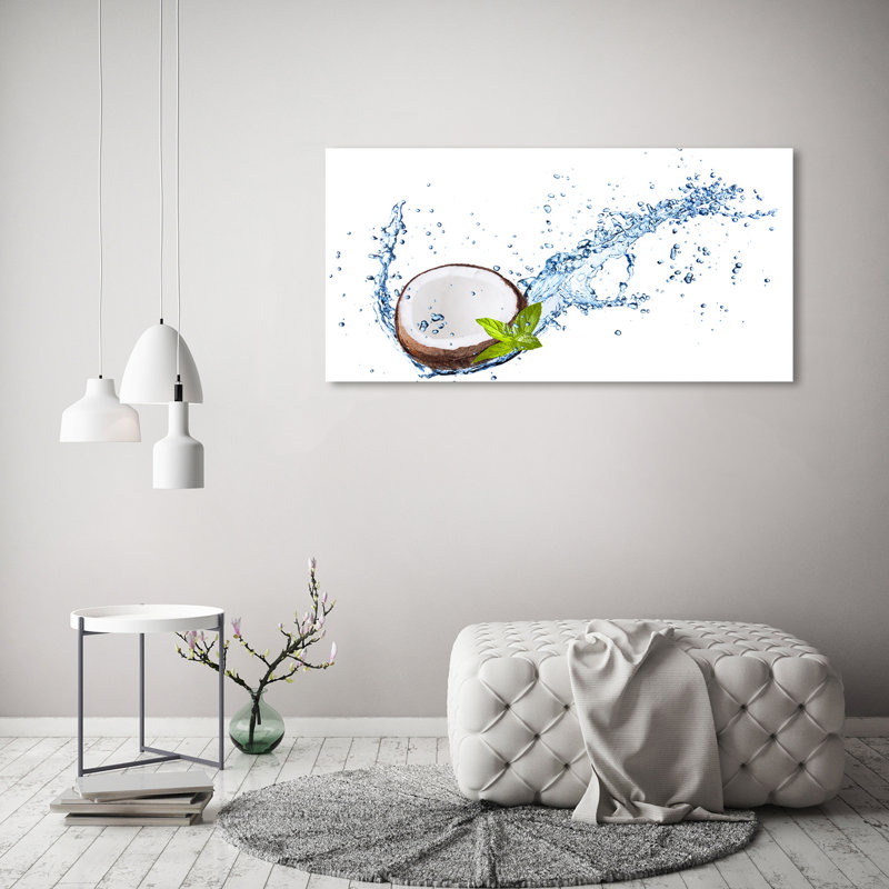 Coconut And Water - Wrapped Canvas Print