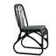 2 chaises d'extérieur avec coussins confortables - gris, fabrication en fer, pour le jardin, le patio, capacité de poids de 400 lb d'épaisseur en PE gris, structure solide,-1914492893