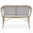 Cato 44.13'' Wide Rectangle Aluminum Loveseat-1176814323