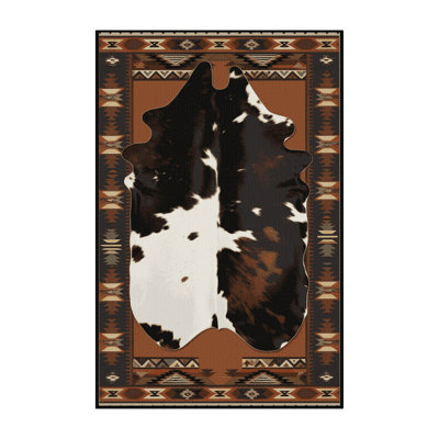  Tapis en cuir de vache lavable
