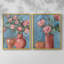Impression encadrée Rosa Blooms I-Premium - prête à être accrochée - aucun clou requis - aucun clou requis-685091222-685091223