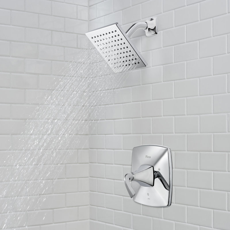 Robinet de douche à double fonction Bronson, Chrome poli