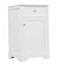 Meuble-lavabo blanc 20 po avec porte à fermeture douce
