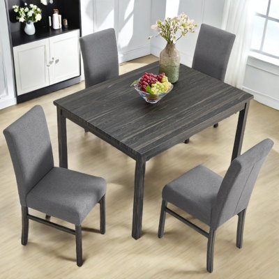 Dochas Dining Table Sets Included One Rectangular Table And 4 Chairs
