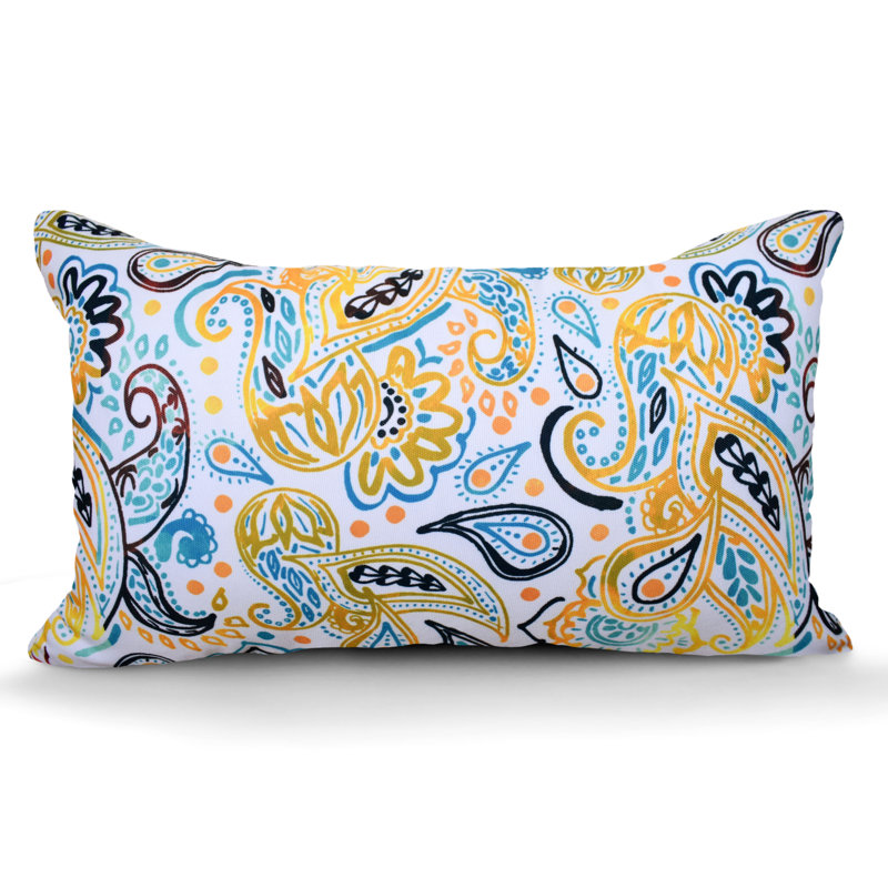 Coussin intérieur/extérieur Floral, Blanc floral
