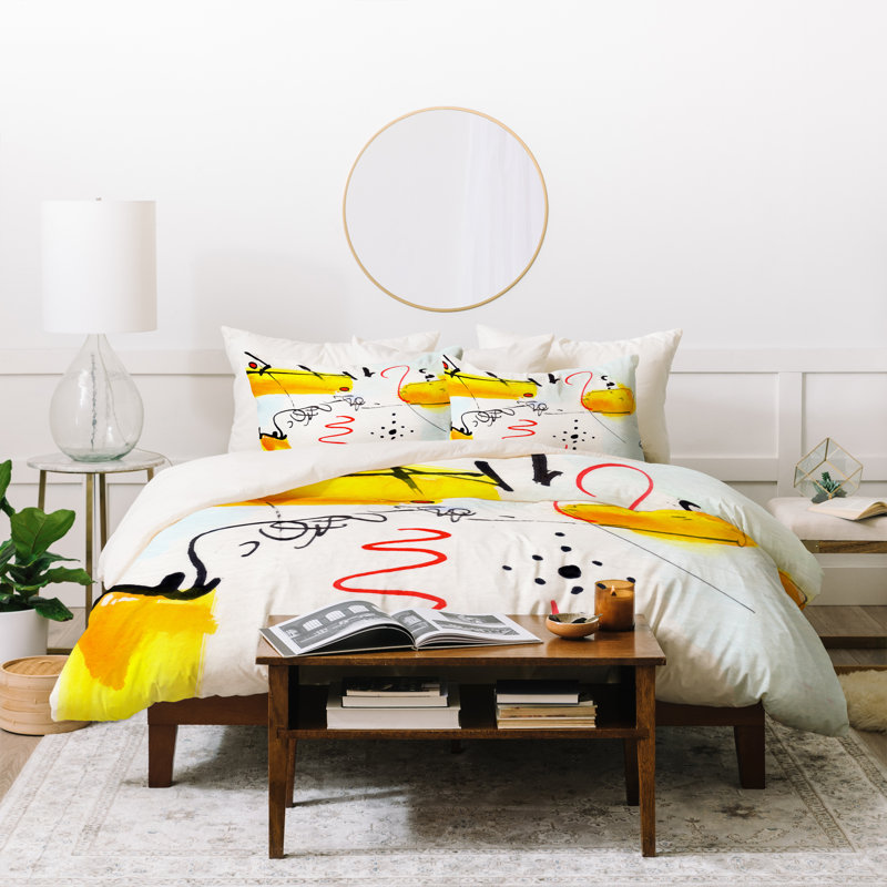 Ensemble de housse de couette Ginette Fine Art, Housse très grand + 2 taies décoratives